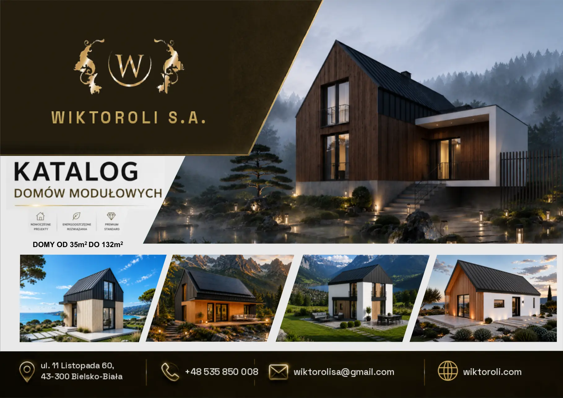Katalog domów modułowych Wiktoroli – strona 1